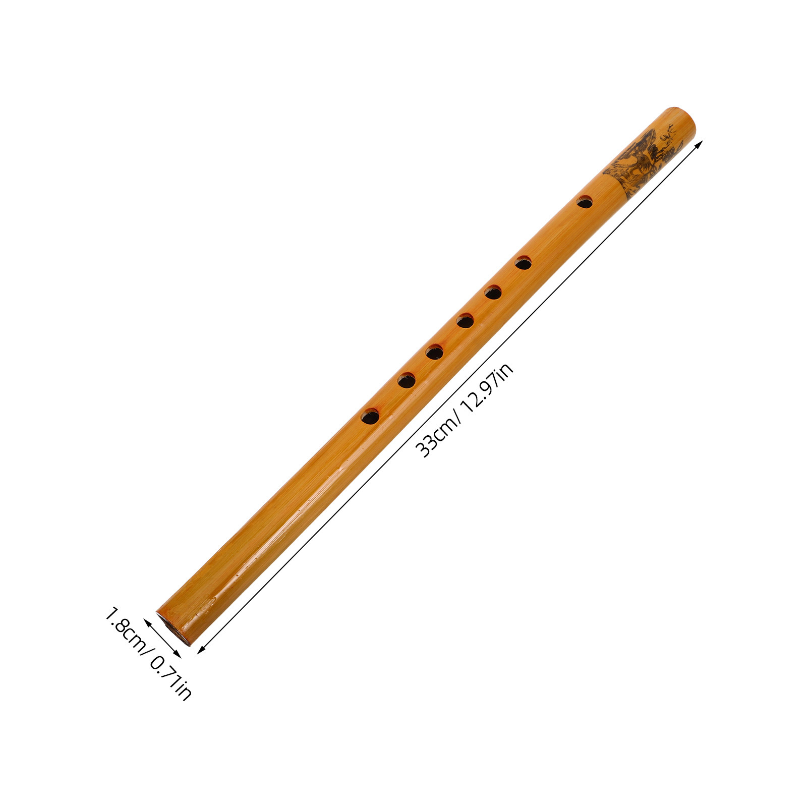 Seruling Bambu Vertikal 33Cm u - Musical Instrument A Recorder ulasan dan harga