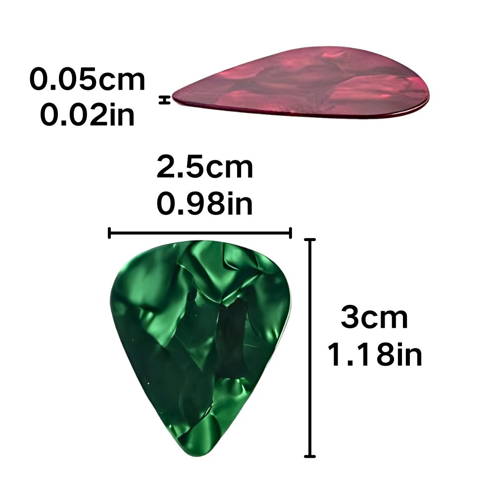 36 Buah Pick Gitar Seluloid Wa - Musical Instrument Bass ulasan dan harga